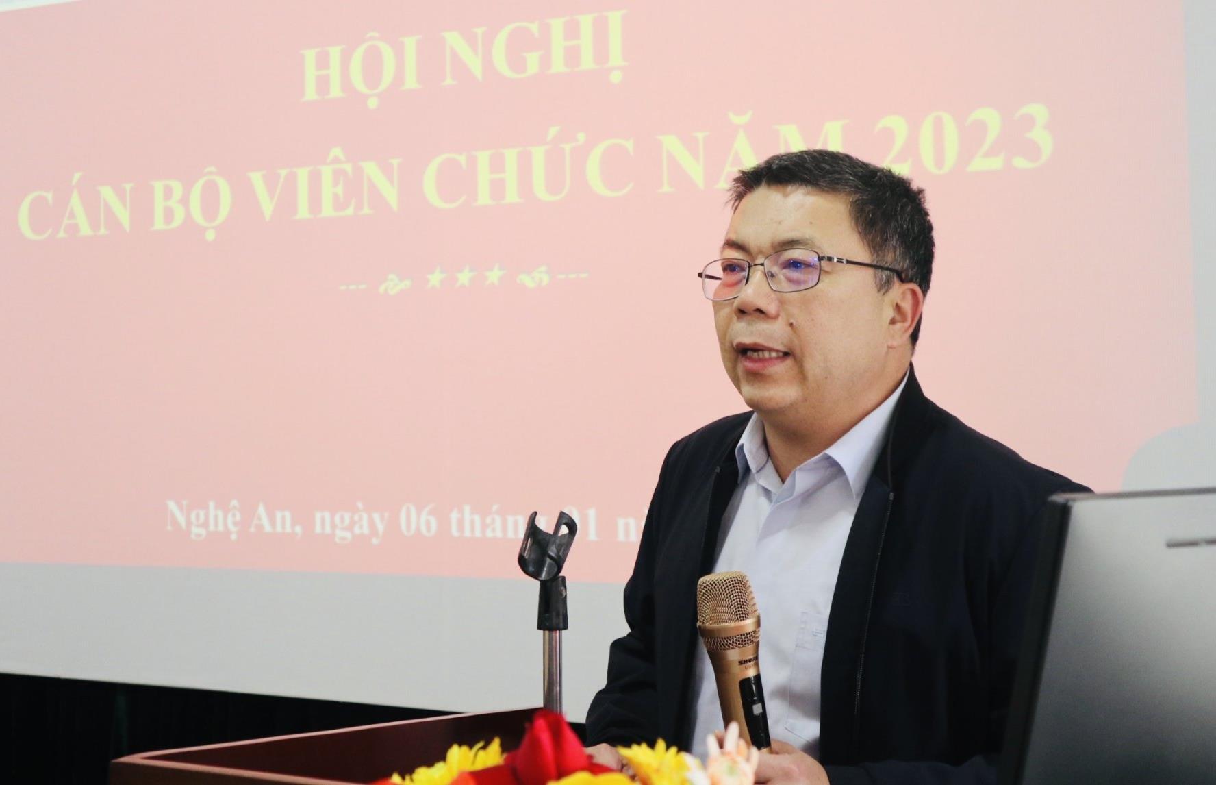 Bệnh viện Chấn thương - Chỉnh hình Nghệ An tổ chức thành công Hội nghị cán bộ, viên chức năm 2023